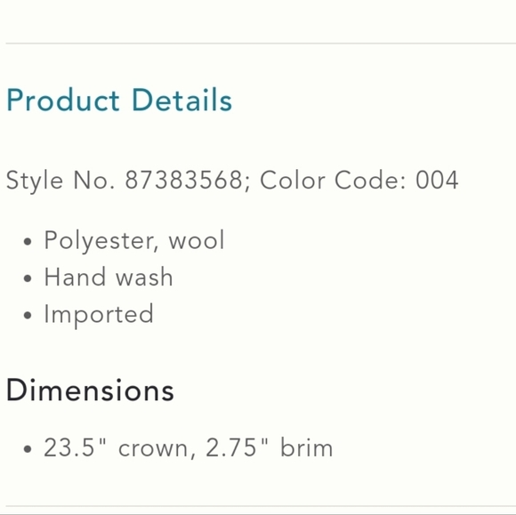 Anthropologie/American Needle Yosemite awool Baseball Cap - grey & green - Picture 5 of 9